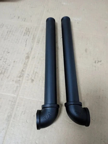 ASelected Wall Mounted Clothes Rail 92cm Industrial Pipe Clothes Bar Rack Heavy