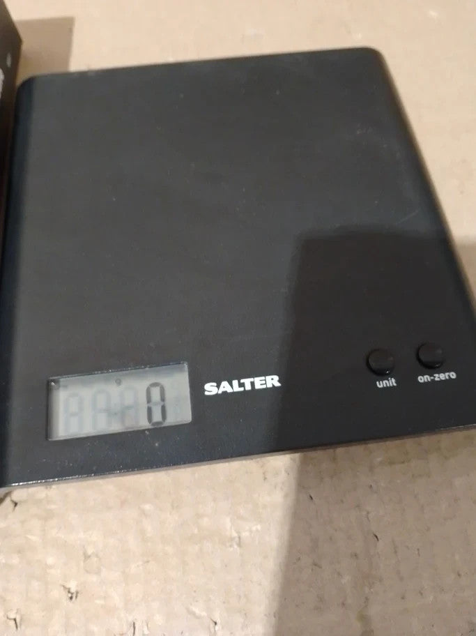 Salter 1066 BKDR15 Arc Electronic Kitchen Scale With Abs Platform Precision Lcd