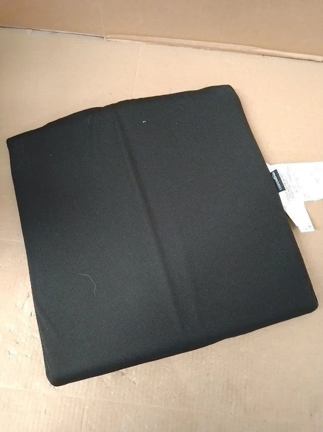 Amazon Basics Square Memory Foam Seat Cushion 37.6x38x3cm Black New