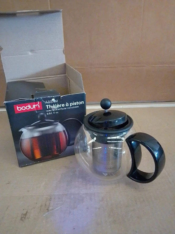 Bodum Assam Tea Press 0.5Litre French Press System Stainless Filter New
