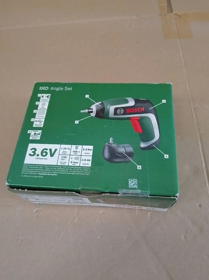 Bosch Home Garden IXO Cordless Screwdriver 7th Gen 3.6V 2.0Ah 5.5Nm New