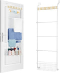 Over The Door Towel Rack 5 Tier Towel Racks For Bathroom Door Organizer New