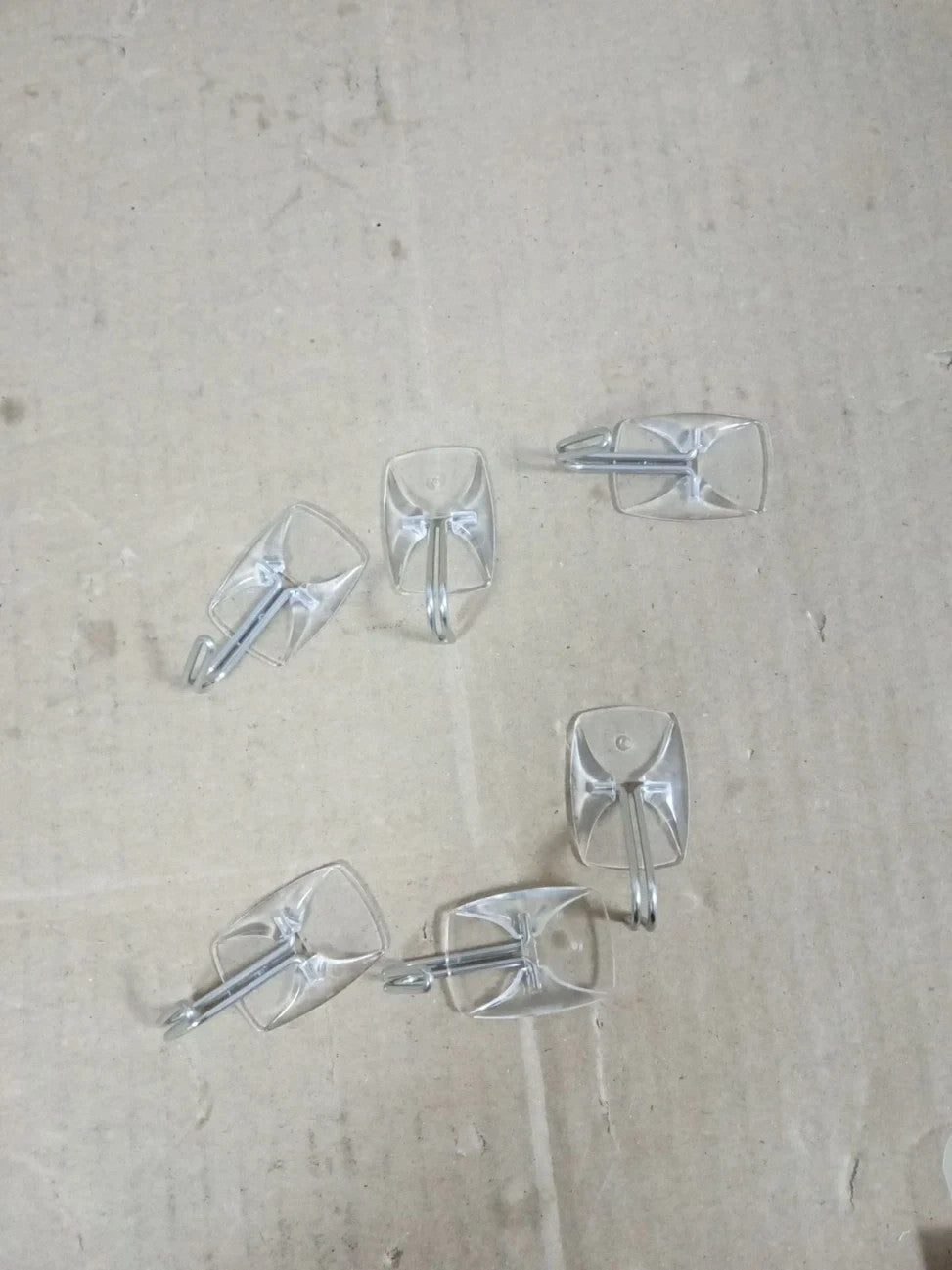 Command Clear Wire Hanger Hook Value Pack 6 Hooks 4 Adhesive Strips Damage Free