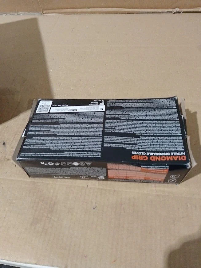 PRAIMA Orange Nitrile Disposable Mechanic Gloves Powder Free Medium Design New