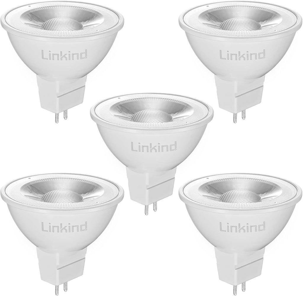 Linkind GU53 MR16 Led Bulbs 12V ACDC Equivalent To 50W Bi Pin Base Spotlight New