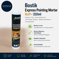 Bostik Express Pointing Mortar Buff 310ml Ready To Use Brick Masonry Joint