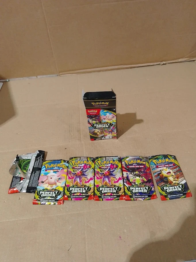 Pokemon Trading Card Gam Mega Evolution Perfect Order Booster Bundle