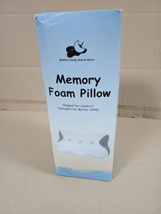 Euqvunn Upgraded 3 Groove Cervical Memory Foam Pillow Neck Shoulder New