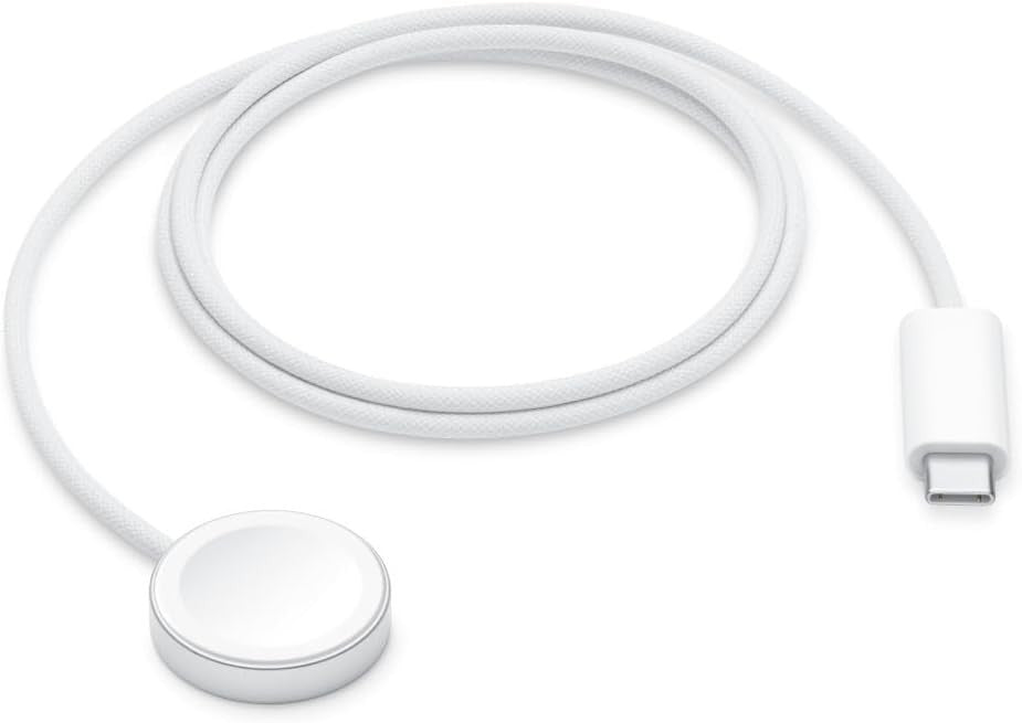Apple Watch Magnetic Fast Charger To USB C Cable 1m White New