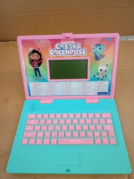 Lexibook Gabbys Dollhouse Bilingual English French Computer Toy 18x24x3.6cm New