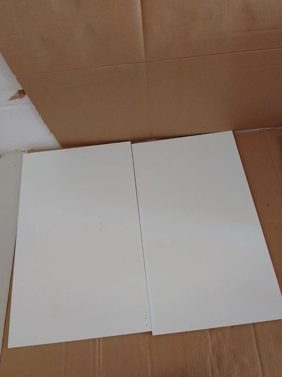 Home 60L Monks Bench Style Laundry Box White 58x55x35cm Self Assembly