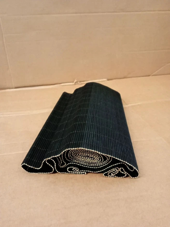 BambooMN Black Bamboo Matchstick Table Runner Home Decor 13x70 Inch Design New