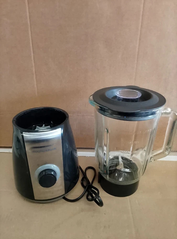 Morphy Richards Total Control Glass Jug Blender Ice Crusher Blades 600w 1.5L