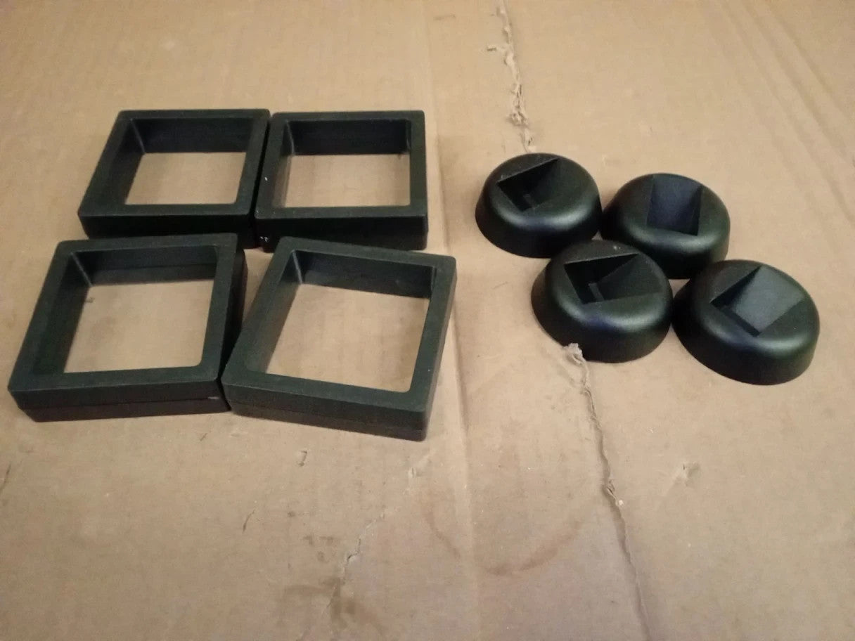 4pcs 3D Floating Display Frames Coin Holder Portable Small Box Coin Display New