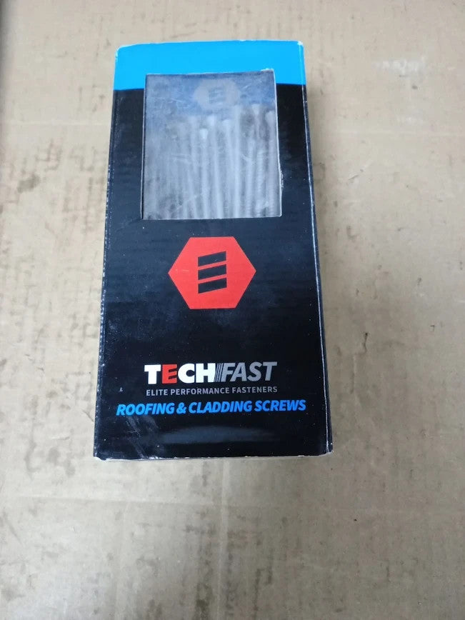 TechFast Light Duty Timber Steel Roofing Screws 5.5x150mm Elementech Threaded
