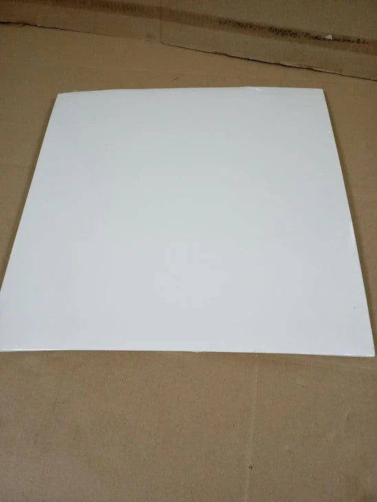 Pack N Trade Tall White Cake Box 14in 13mm Round Silver Drum Durable