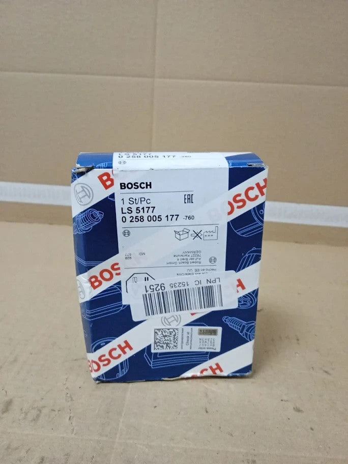 Bosch 0258005177 Lambda Sensor With Vehicle Specific Connector New