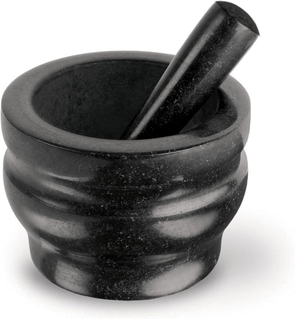 Cole & Mason Worcester Black Pestle Mortar Set Granite Spice Grinder 140mm New