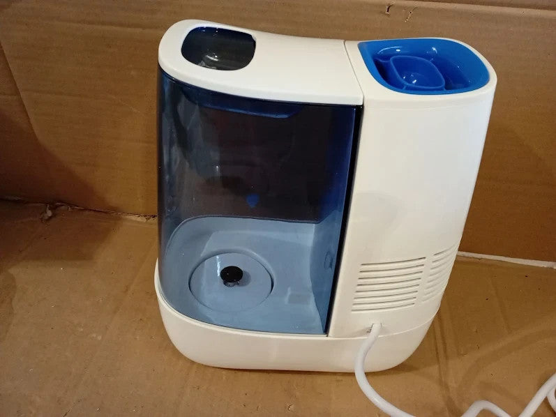 Vicks Warm Mist Humidifier 3.8L Tank More Comfortable Sleep Easy 12x12.4x7Xcm