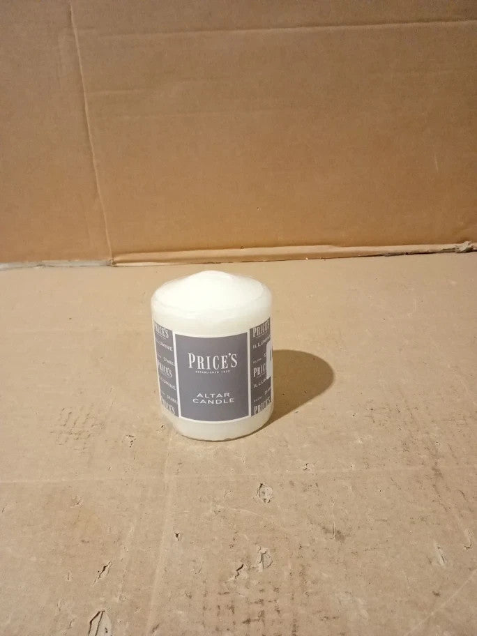 Prices Candles Altar 100x80mm Unscented Up To 50Hour Burn Time New