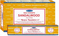 Satya Sandalwood Incense Sticks 12 Box Value Pack Hand-Rolled In India New