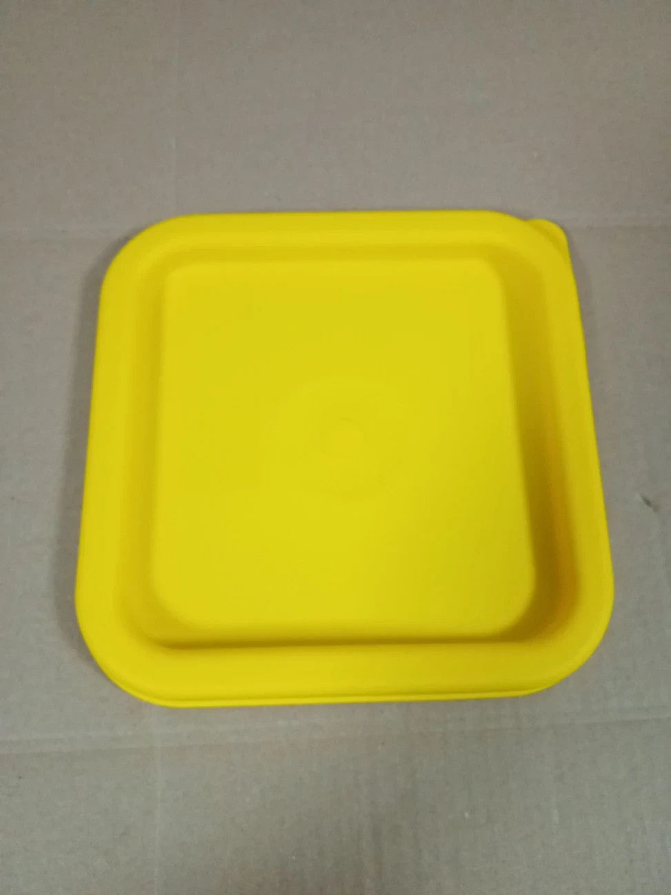 Hygiplas Square Yellow Lid Fit Small 1.5/3.5L Dishwasher Safe Tight Seal New