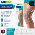 Actimove Everyday Supports Knee Support Closed Patella 2 Stays Men Women Small
