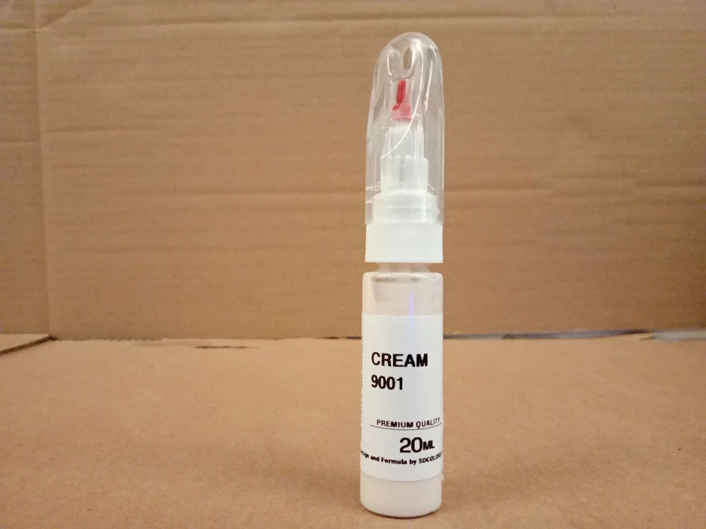 SD Colors Cream Ral 9001 Touch Up Paint Pen 20ml Repair Scratch Chip Brush