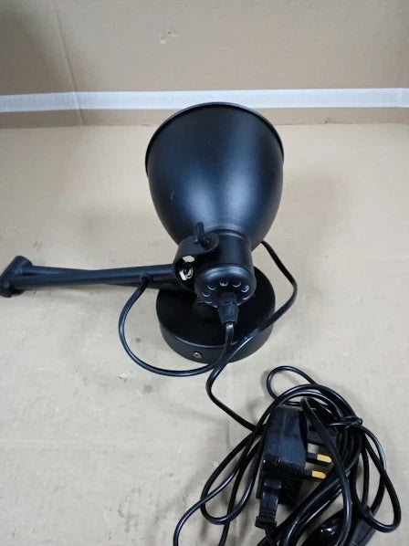 Eglo Peri Vintage Wall Light Black Steel Industrial Lamp Hallway 13x30x21cm New