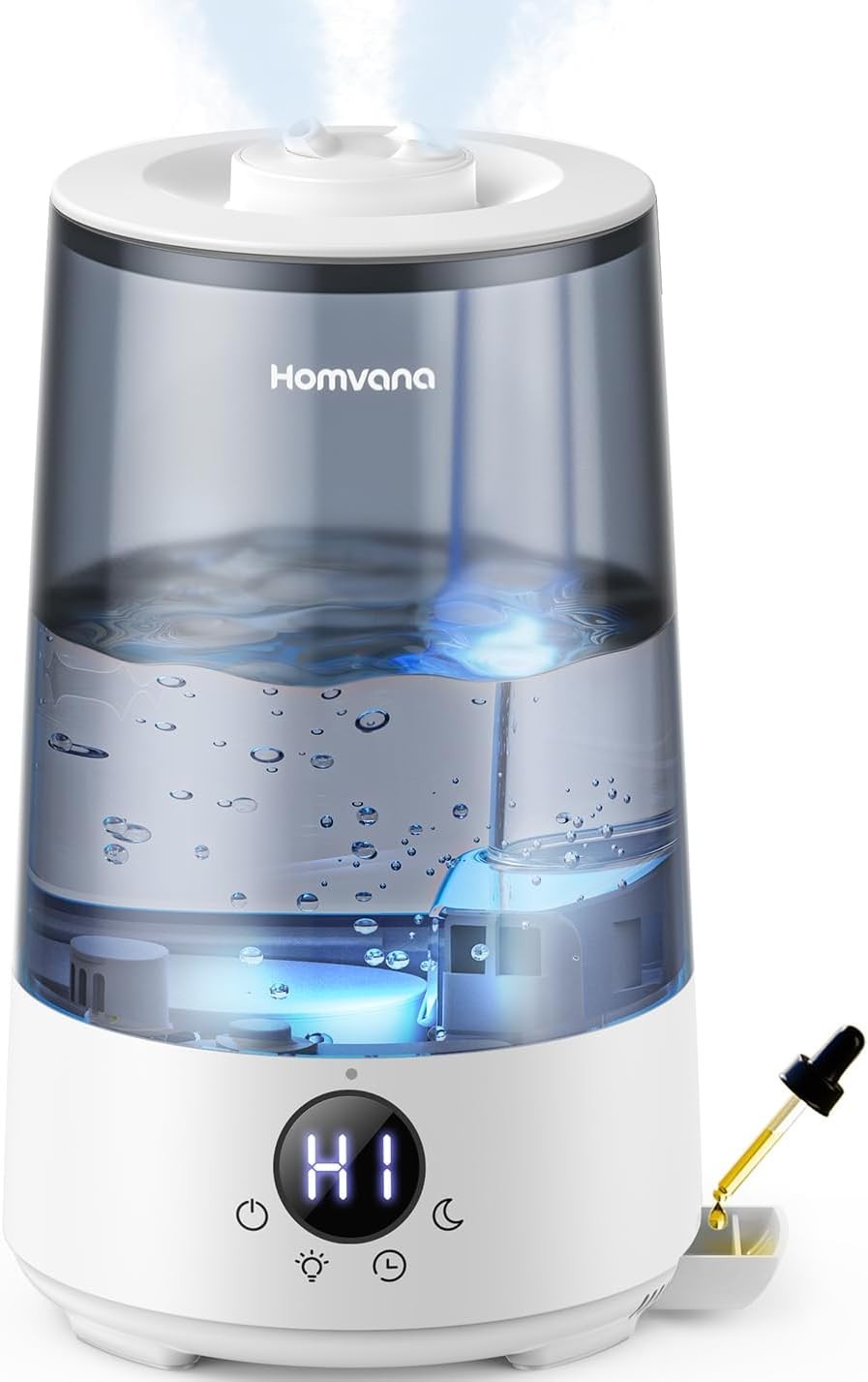 Homvana 3.6L Cool Mist Humidifiers Bedroom Large Room 7 Night Lights New