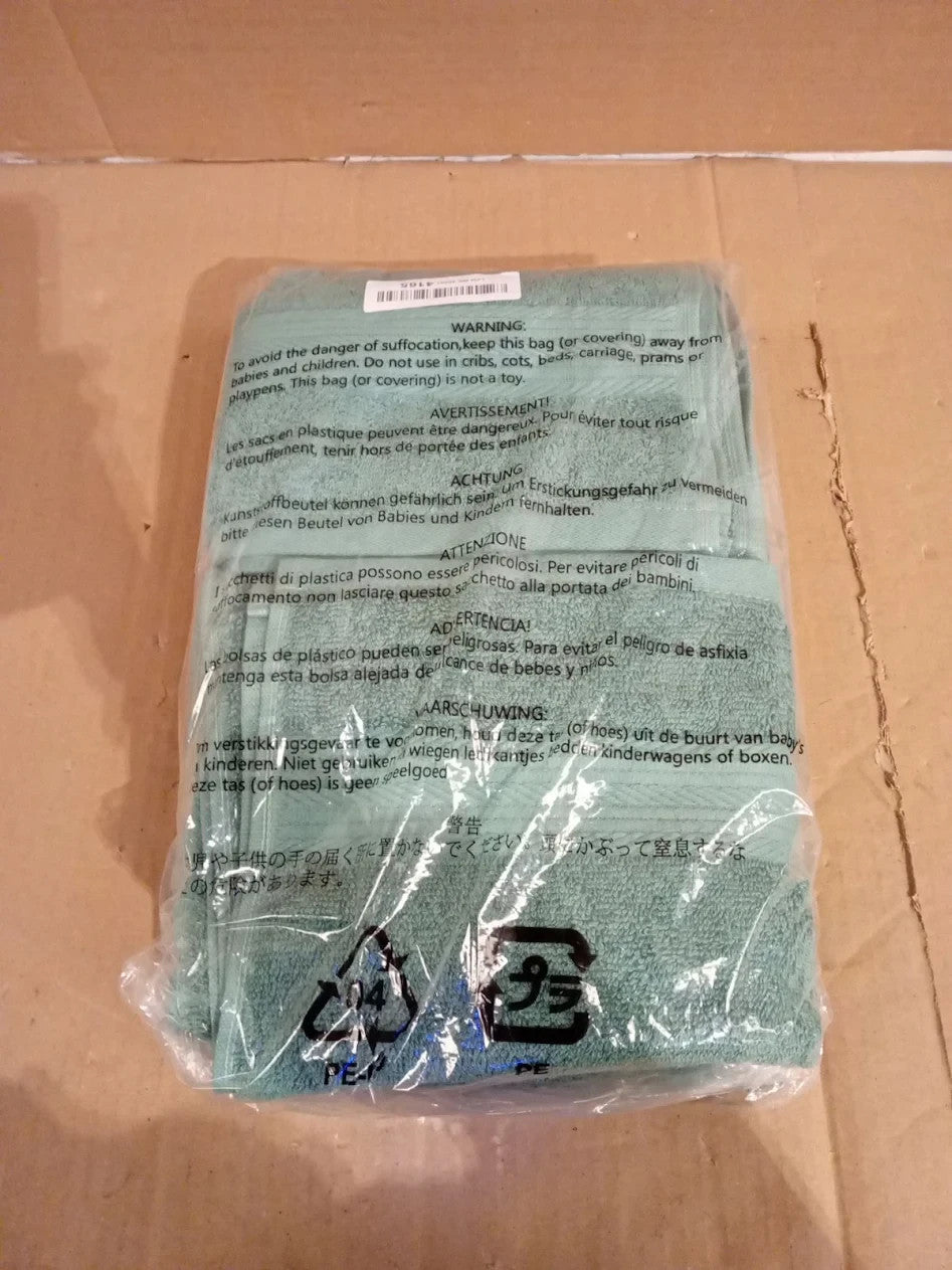 Amazon Basics Organic Cotton Hand Towels Bathroom Absorbent 41x66cm 6 Pieces New
