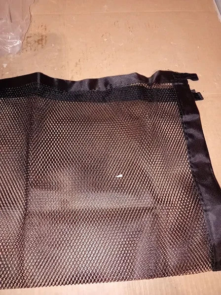 110x72cm Pet Mesh Gate No Drilling Portable Stair Fence Black Safety Guard