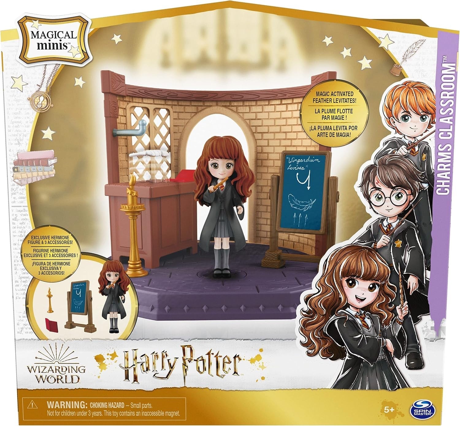 Wizarding World Magical Minis Charms Classroom Hermione Figure Toy Design New