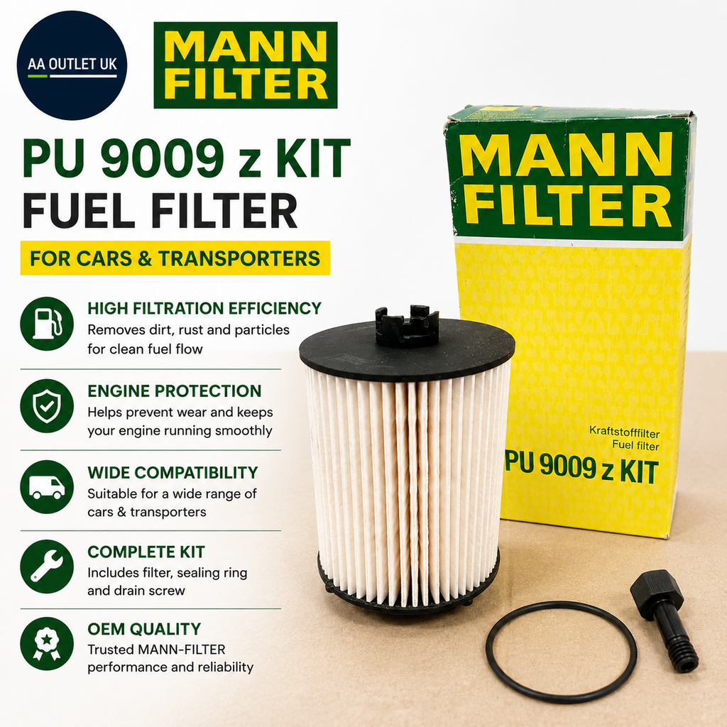 MANN FILTER PU 9009z KIT Fuel Filter Cars+Transporters Replacement Part