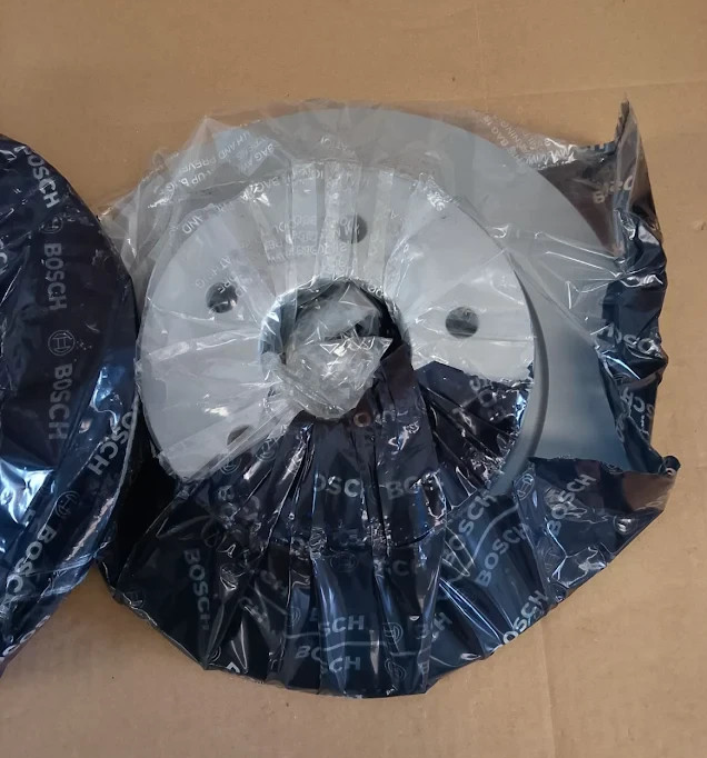Bosch BD1592 Rear Brake Discs Set 279.9mm Solid Pair ECE R90 Certified Design