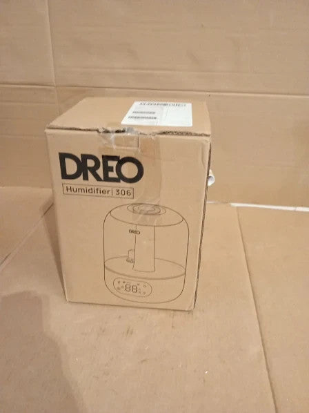 Dreo Humidifier Bedroom Sensor 3L Top Fill 30H & 26dB Quiet Runtime New