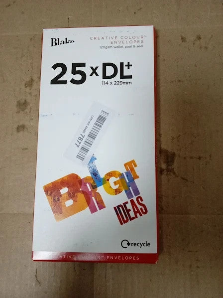 Blake Creative Colour DL+ 114x229mm 120gsm Peel  Seal Wallet Envelopes New
