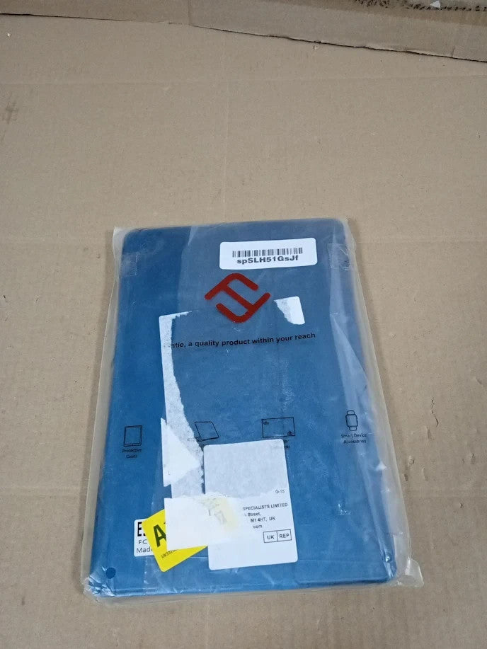 FINTIE SlimShell Samsung Galaxy Tab A9+ 11 Case Peacock Blue Auto Wake Sleep