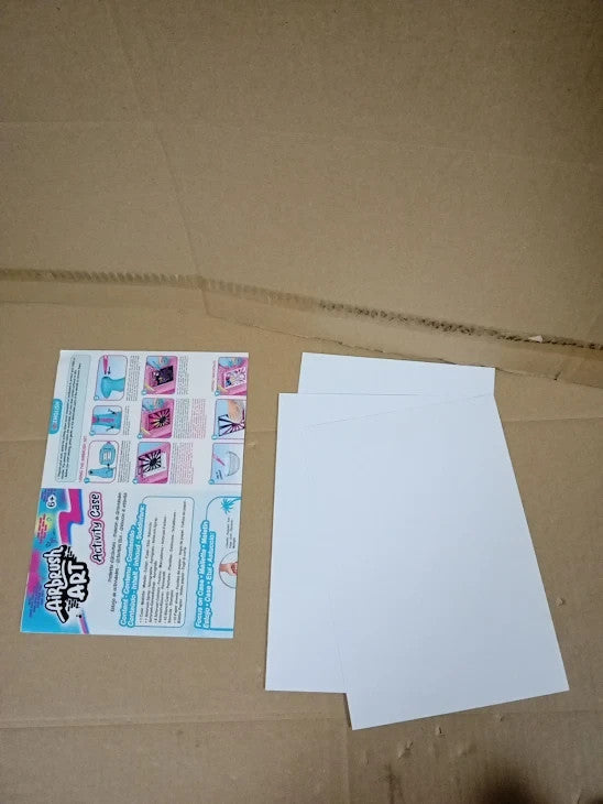 Airbrush Art Activity Case Customise Posters Childrens Gift Ages 6+ Crafts Toy