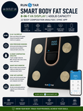Runstar Scales Body Weight Bathroom Scale 8 In 1 VA Display High Precision