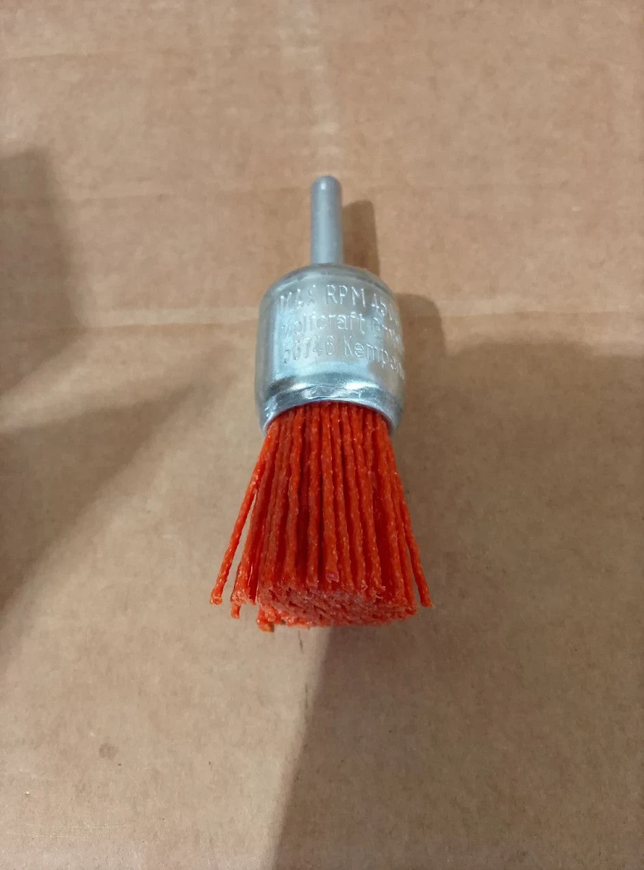 Wolfcraft Nylon Wire Brush Set 3 Pieces Aggressive 2741000 Red Silver
