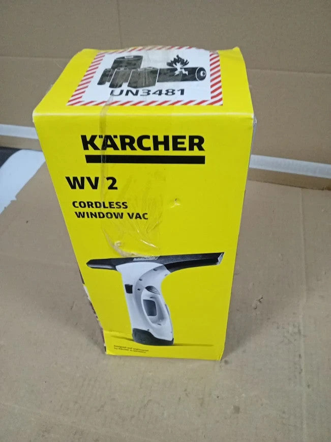 Karcher Window Vac Cleaning WV 2 Battery Running Time 35min LED Display