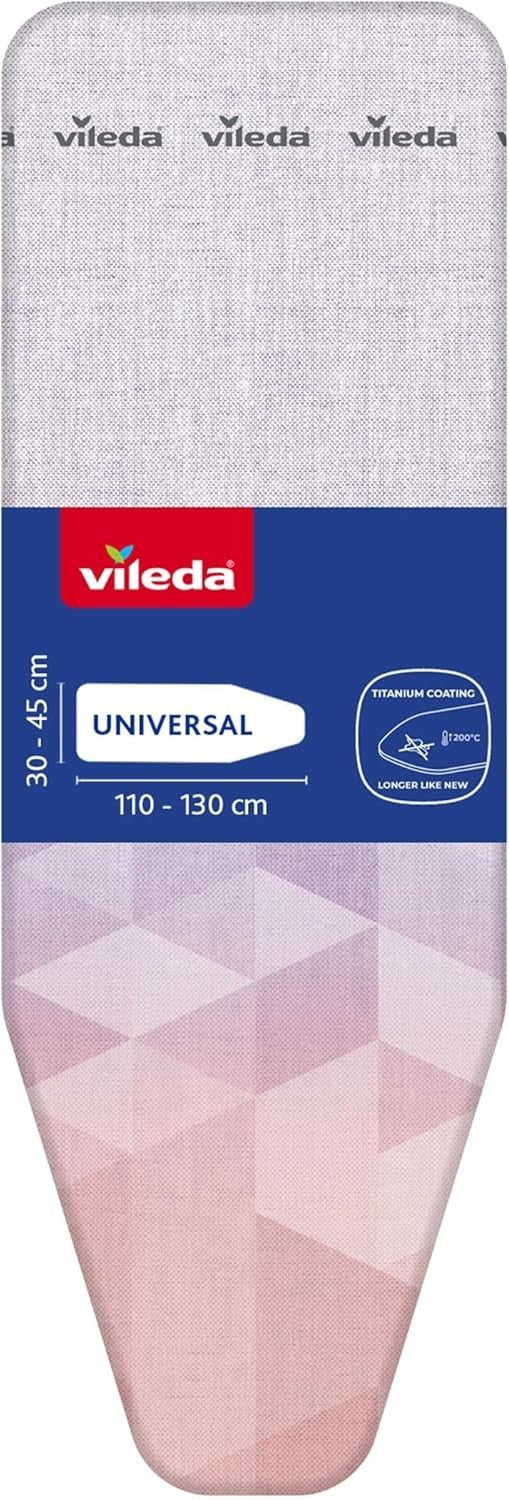 Vileda Diamond Ironing Board Cover Easy To install Padded Universal Size