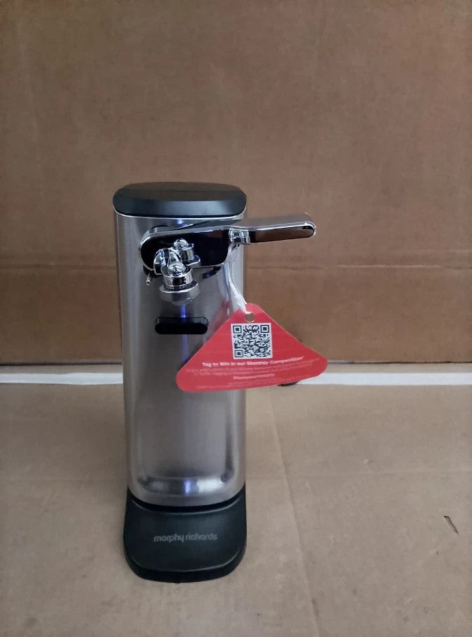 Morphy Richards 3 In 1 Electric Tin Can Opener Knife Sharpener Bottle Cap New