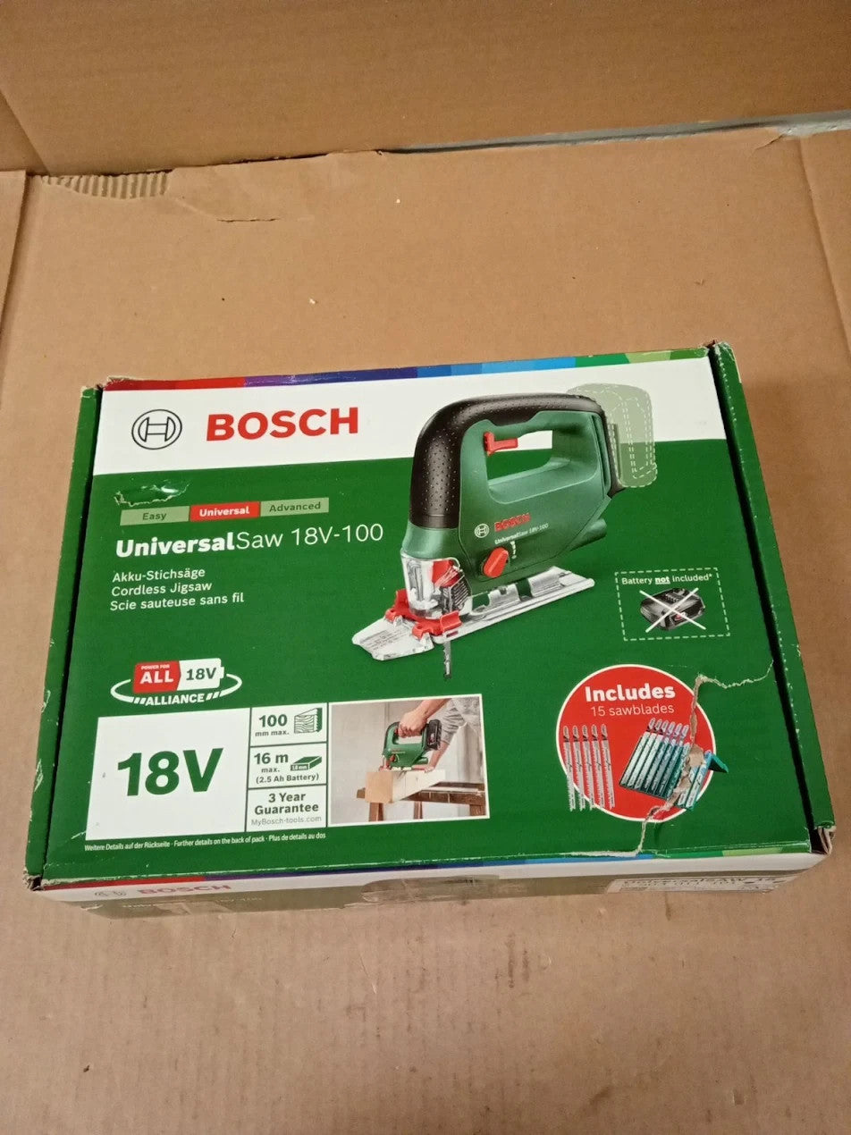 Bosch Home Garden Cordless Jigsaw UniversalSaw 100 18V System Body 0603011101