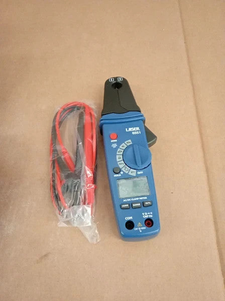 Laser 6551 Mini AC DC Digital Clamp Meter CAT III 80A 6.7x11.2x23.7cm New