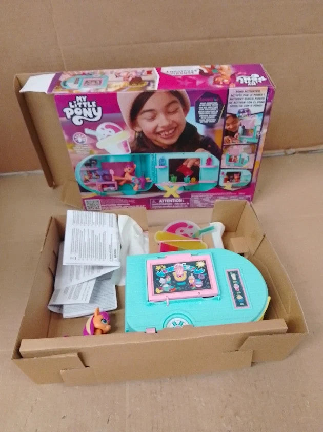 My Little Pony Sunny Starscout Smoothies Truck Pony Hoof Heart 3+ New