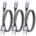 Raviad USB C Charger Cable 3pc 1m Type C Charger Cable Fast Charging Nylon New