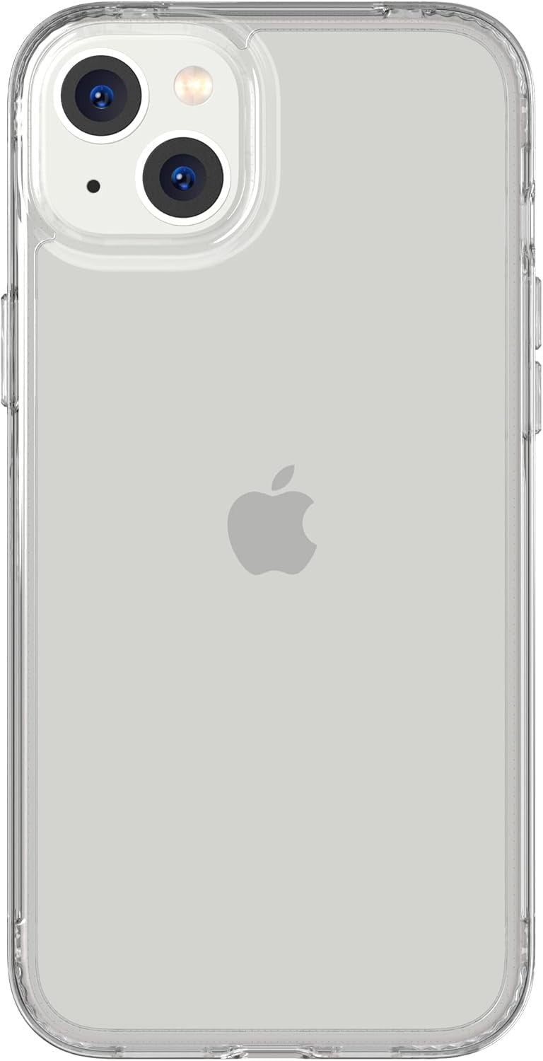 Tech21 iPhone 14 Plus Evo Clear Scratch Resistant Shock Absorbing Clear Case