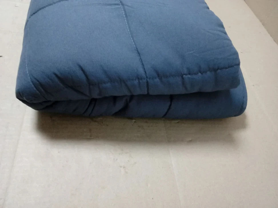 Good Nite Weighted Blanket Adult Heavy Blanket Improved Sleep Grey New